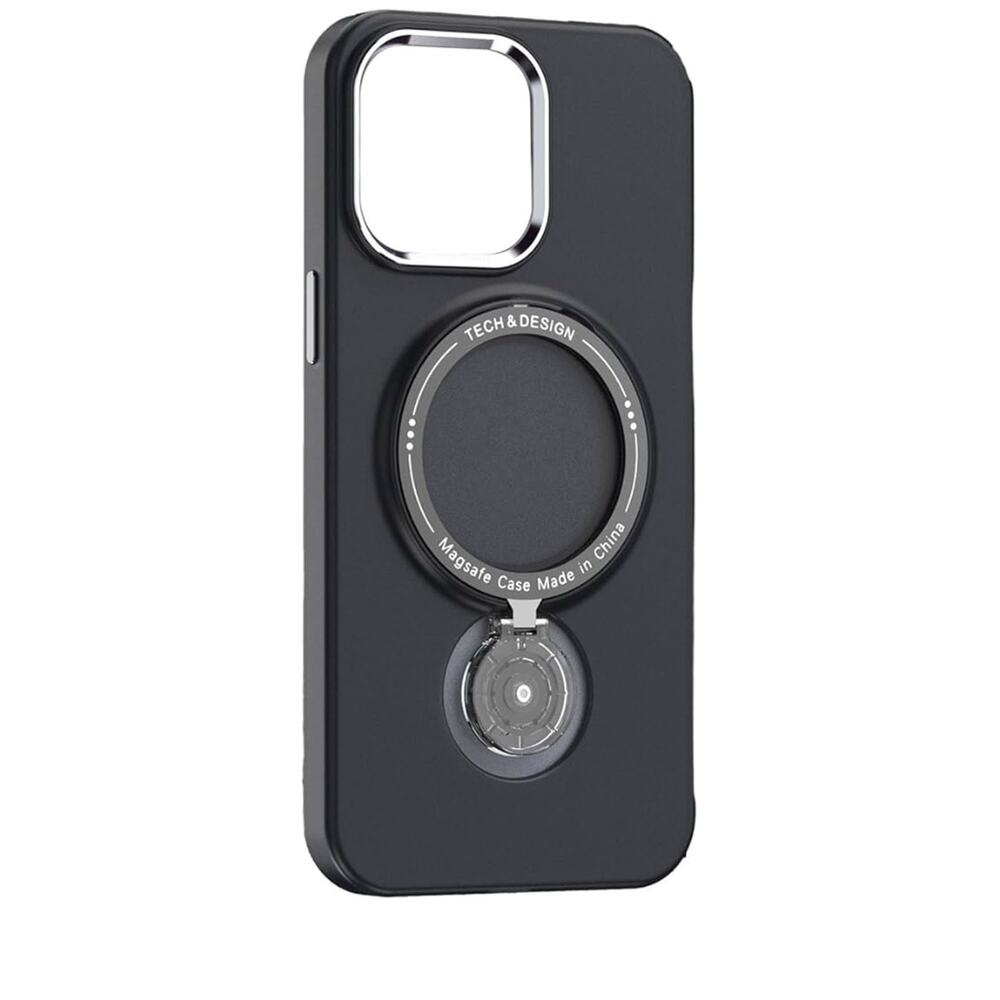 Phone Case with Worry-Free 360-degree Rotation Rotatable Magnetic Ring Stand